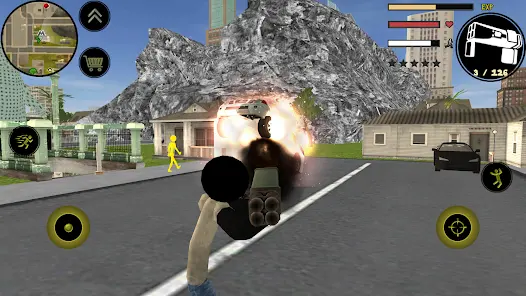 火柴人繩索英雄起源截圖