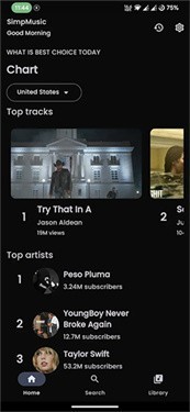 SimpMusic音樂截圖