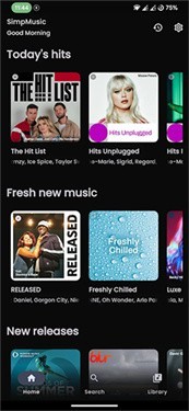 SimpMusic音樂截圖