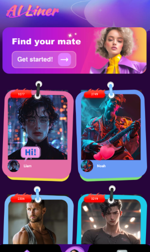 AI Liner虛擬聊天截圖
