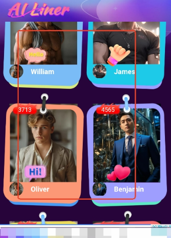 AI Liner虛擬聊天截圖