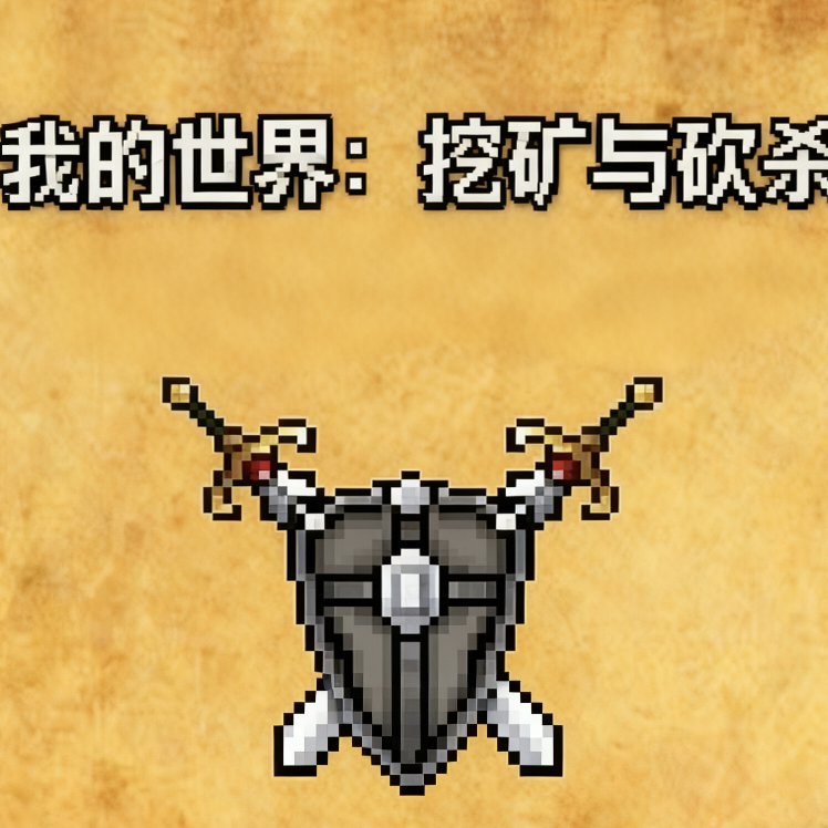 我的世界挖礦與砍殺