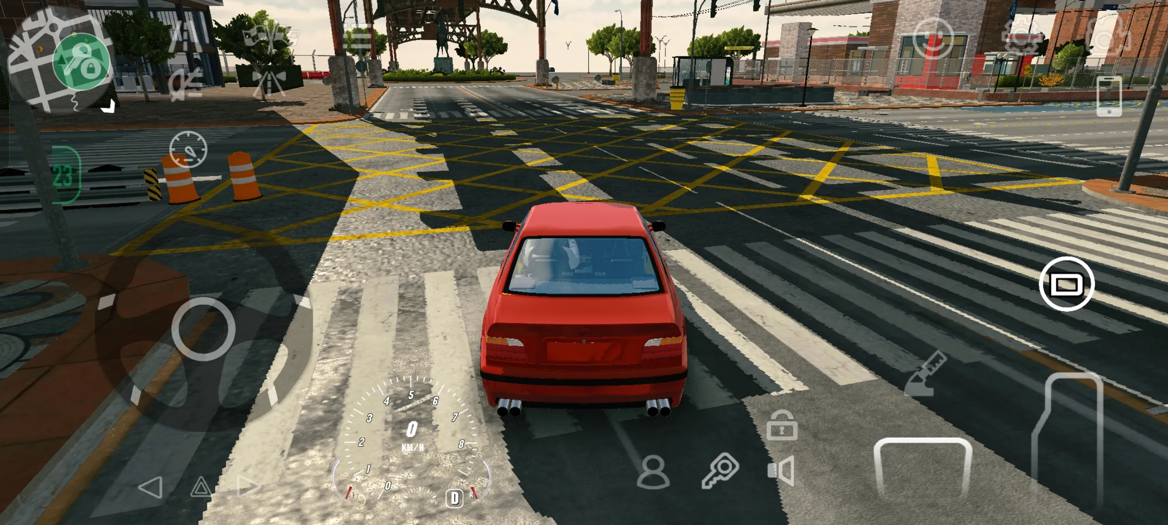 手动挡停车场内饰版截图