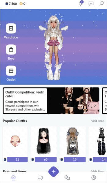 永远的天空虚拟装扮国际服手游截图