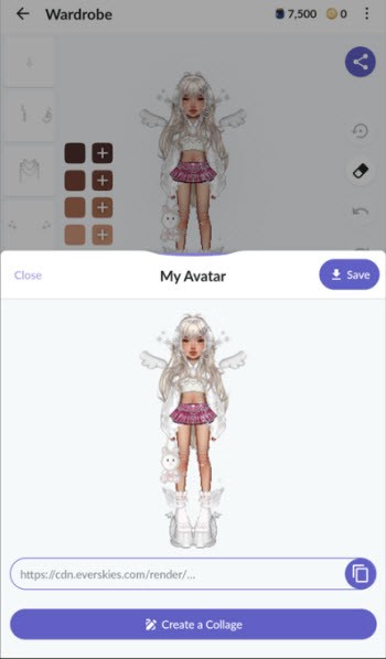 永远的天空虚拟装扮国际服手游截图