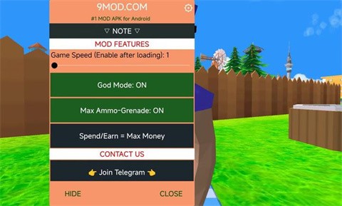 沙雕模拟器内置mod菜单截图