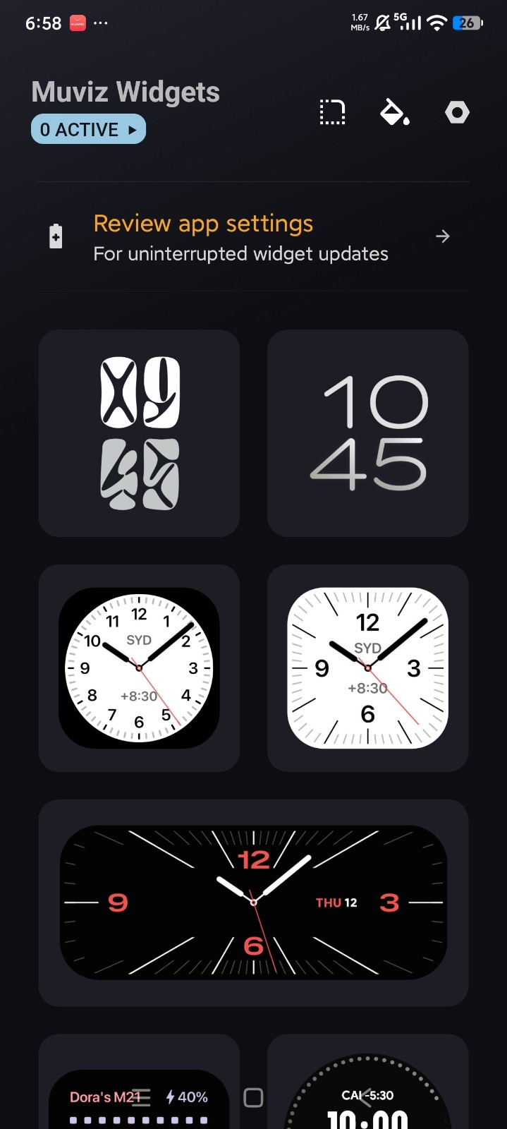 Muviz Widgets高级版截图