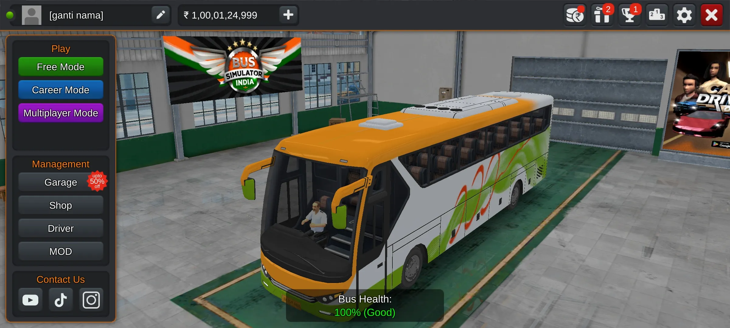 印度巴士模拟器汉化版截图