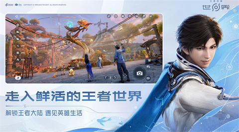 王者荣耀世界官服截图