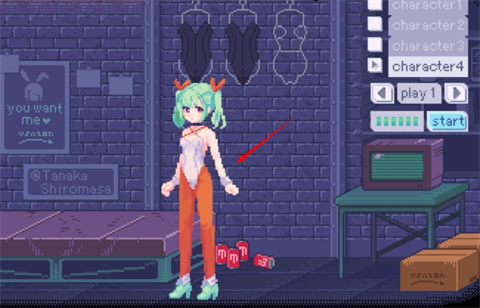 像素兔女郎截图