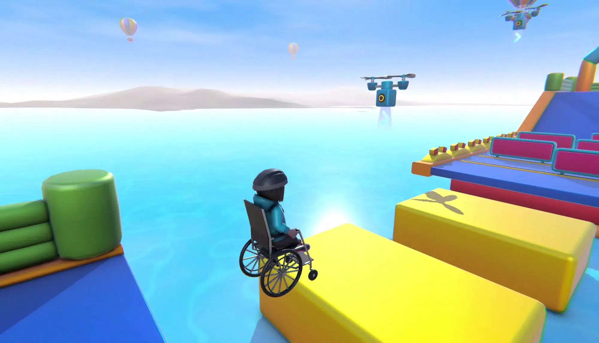 轮椅向前冲截图