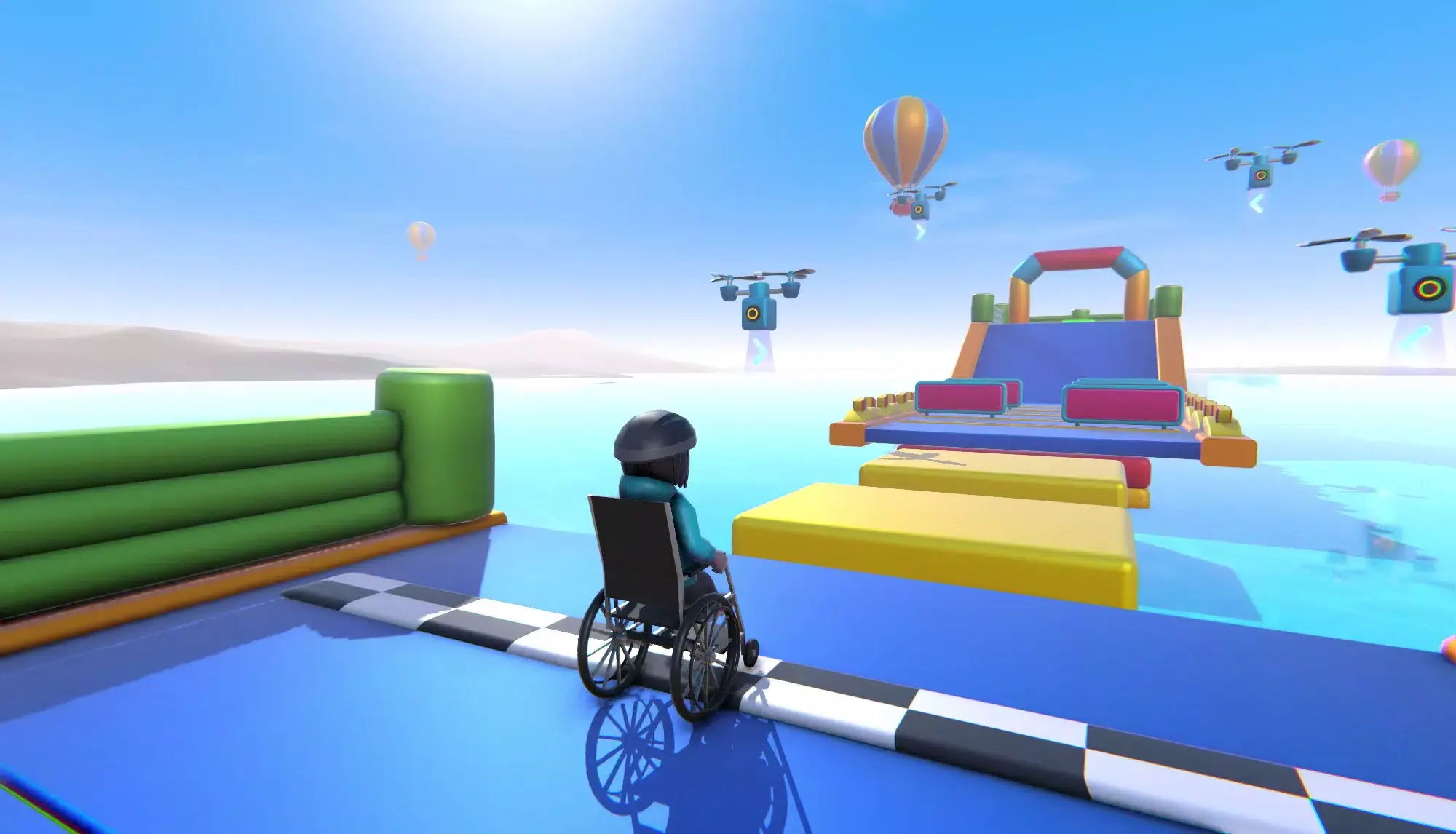 轮椅向前冲截图