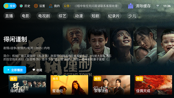 山河TV截图