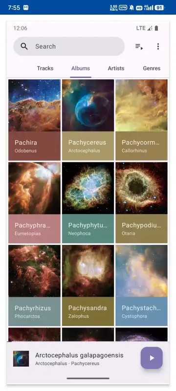 phocid音乐播放器截图